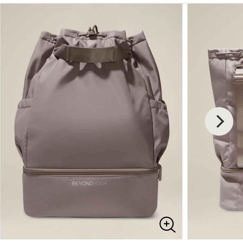 NWT Beyond Yoga Convertible Gym Bag in Birch